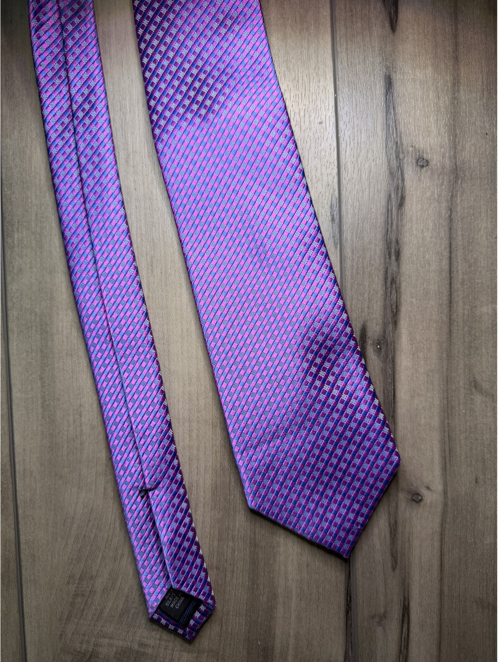 Michael Kors Men's Purple/Blue Print Tie